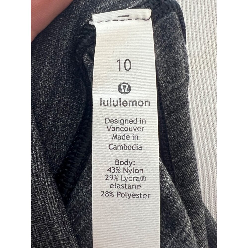 NWOT Lululemon Wunder Under Hi-Rise Tight Heathered Black Buttery Soft Leggings - Picture 16 of 16